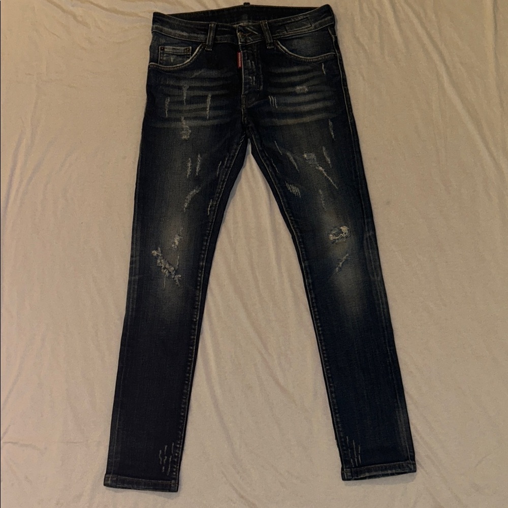 Dsquared2 Men’s Distressed Slim Fit Jean